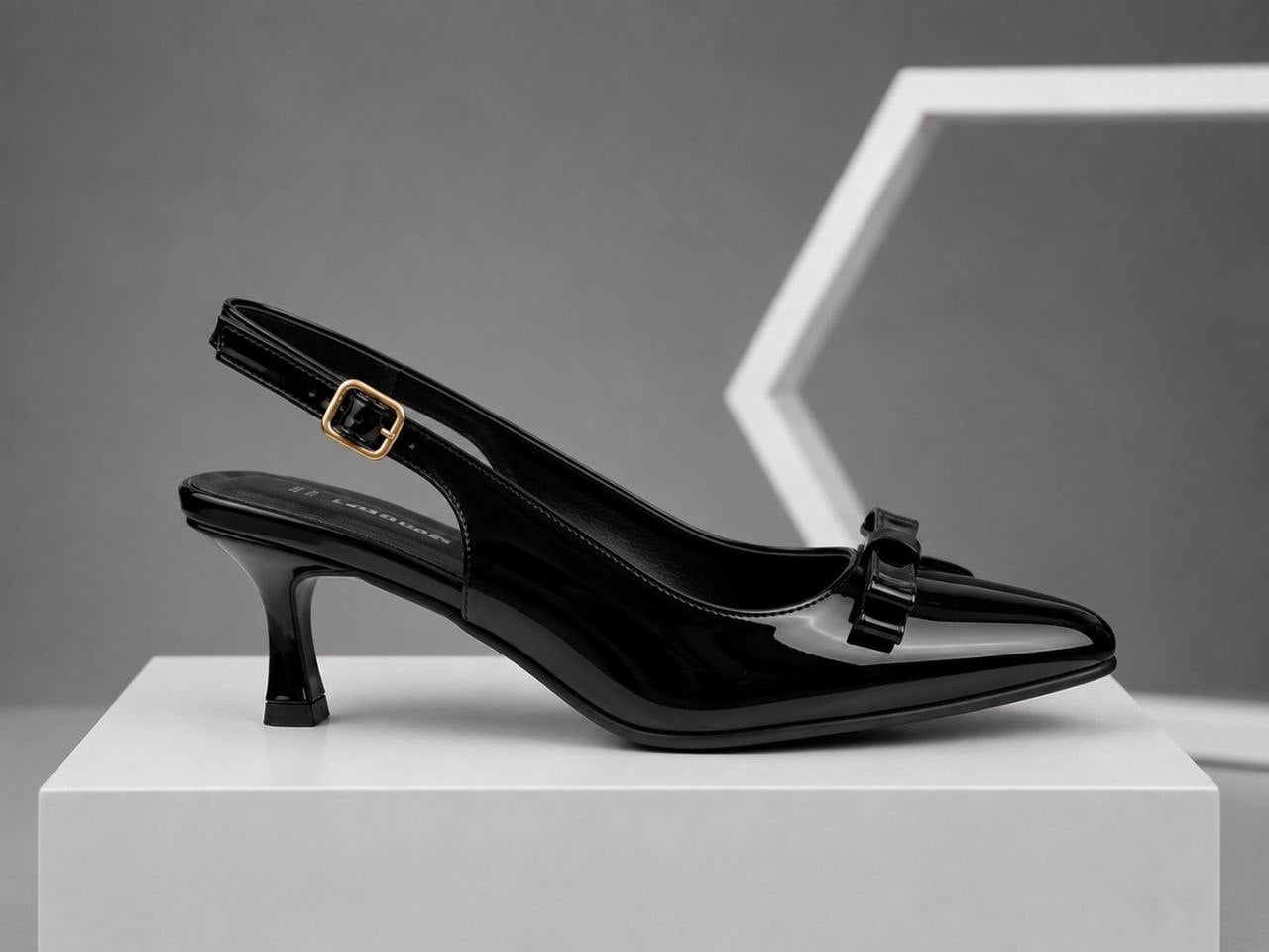 Midnight Elegance | Signature Black Slingback🖤