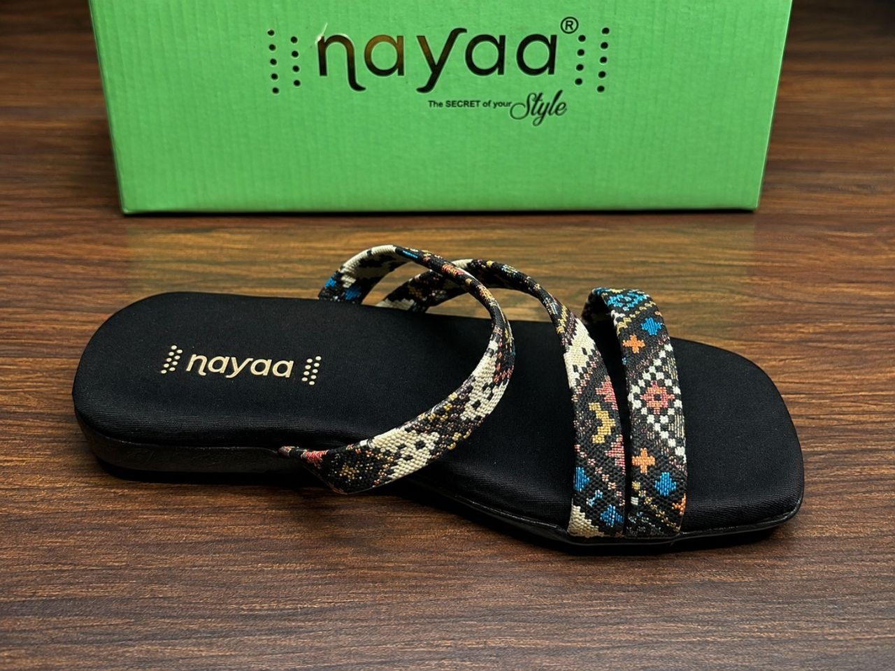 Ethnic Charm | Premium Printed Flats ✨