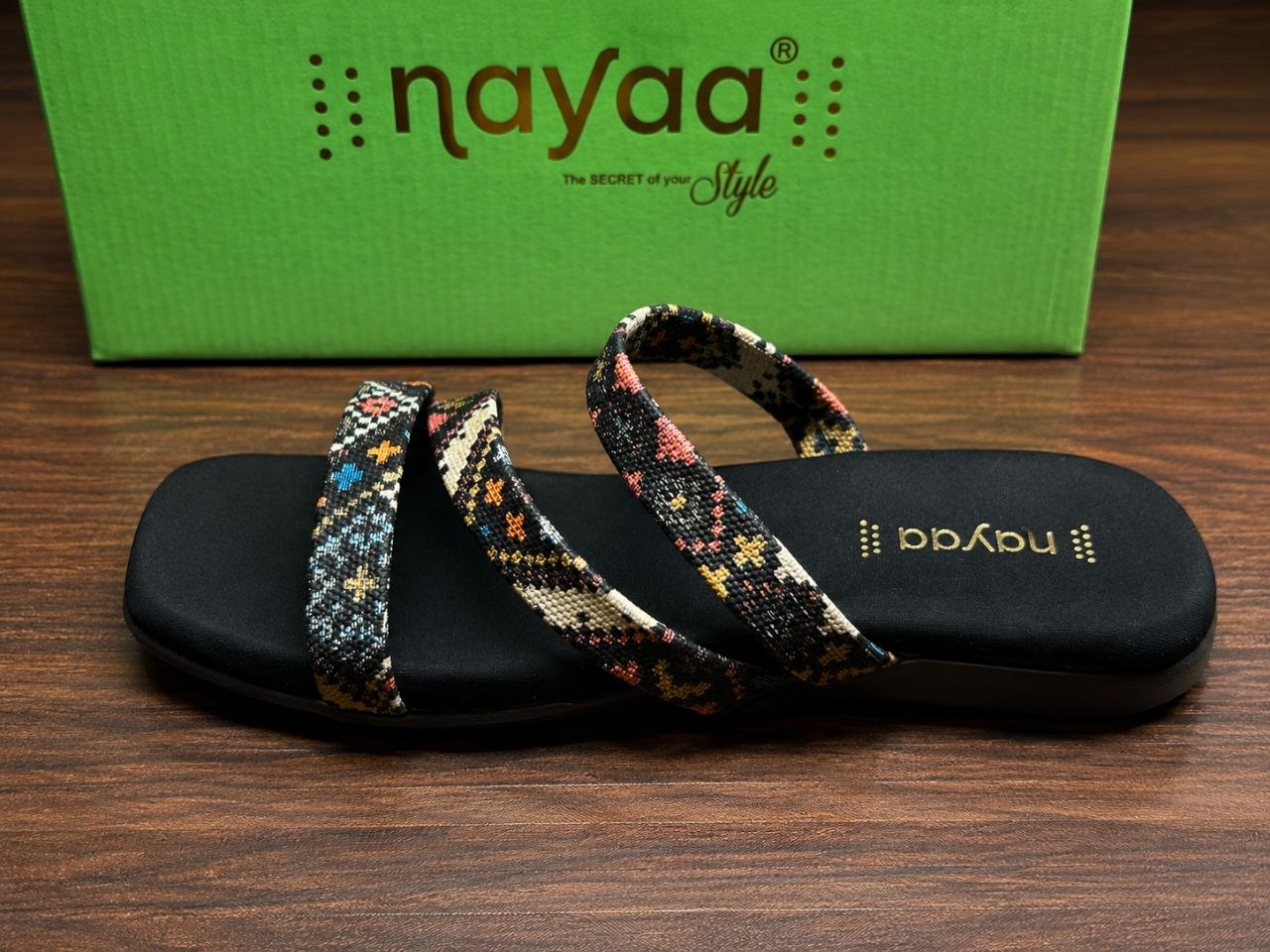 Ethnic Charm | Premium Printed Flats ✨